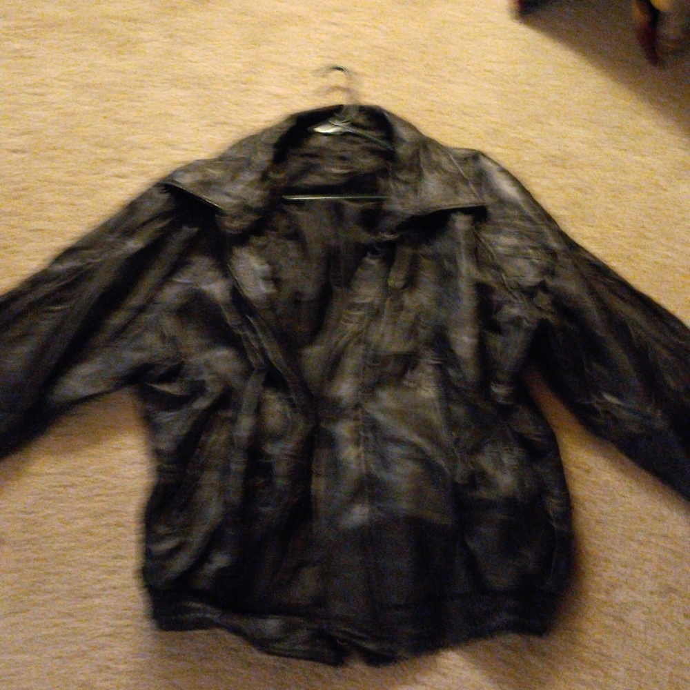 Leather Work's size is xxxL Black